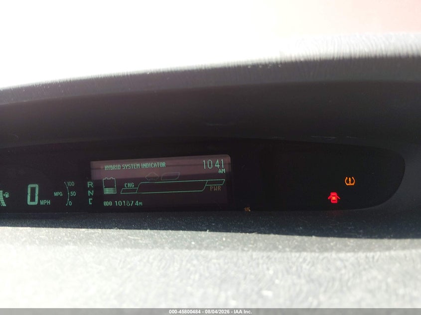 2012 TOYOTA PRIUS auction photo 7