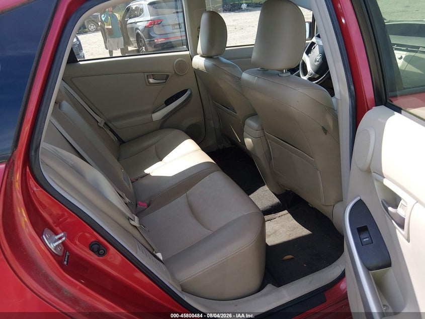 2012 TOYOTA PRIUS auction photo 8