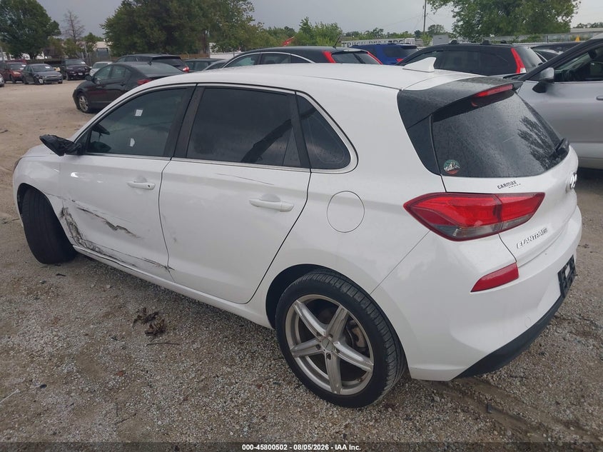 Vin: kmhh35le5ju032981, lot: 46299333, hyundai elantra gt 20183