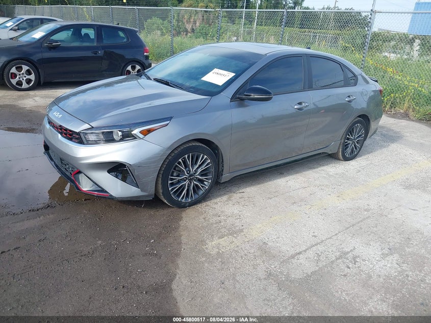 Vin: 3kpf54ad0pe642465, lot: 46299348, kia forte gt-line 20232