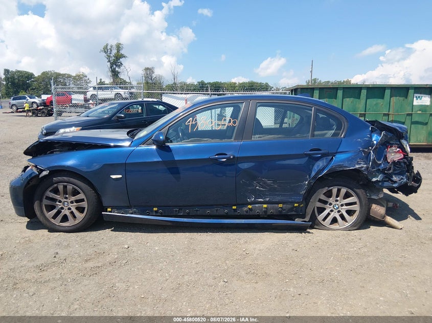 BMW 325XI 2006 VIN WBAVD13586KV10999