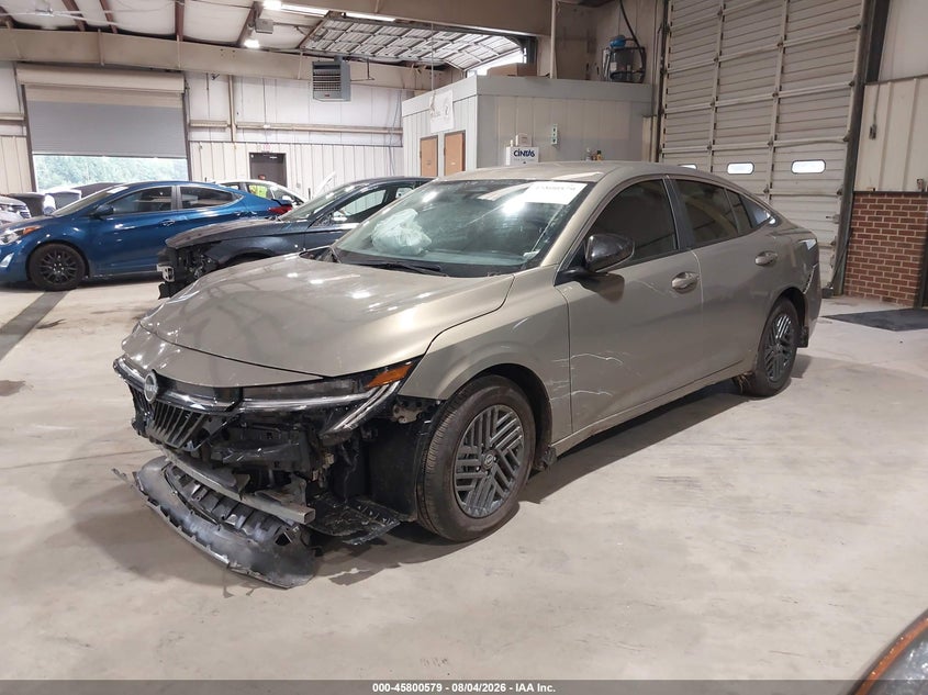 Vin: 3n1ab9cv7ty242887, lot: 46299410, nissan sentra sv 20262