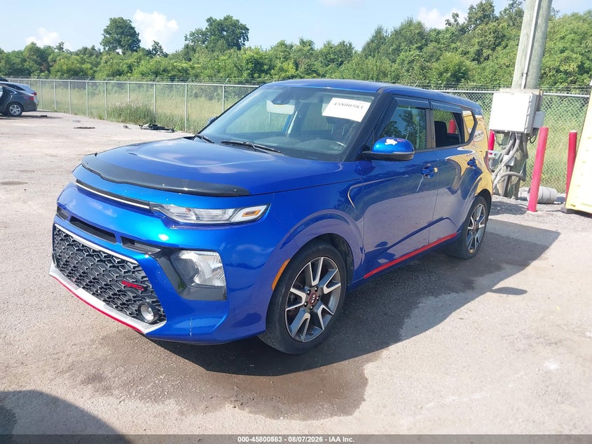 Vin: kndj63auxl7117568, lot: 46299414, kia soul gt-line 20202