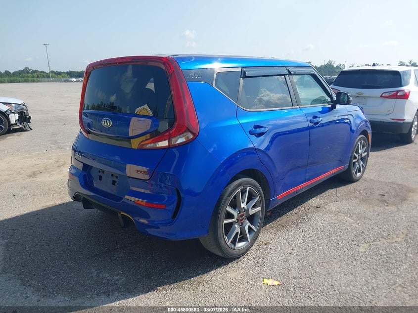 Vin: kndj63auxl7117568, lot: 46299414, kia soul gt-line 20204