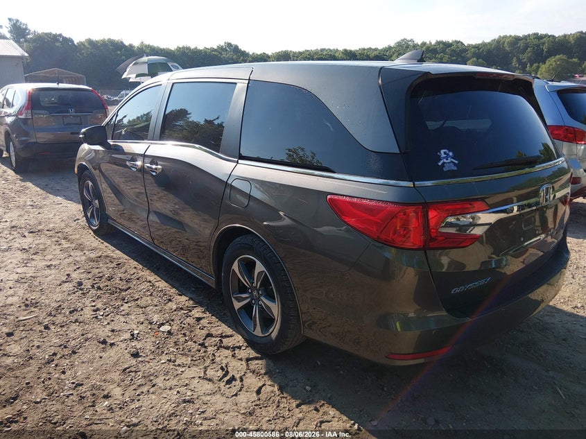 Vin: 5fnrl6h86jb046155, lot: 46299417, honda odyssey touring 20183