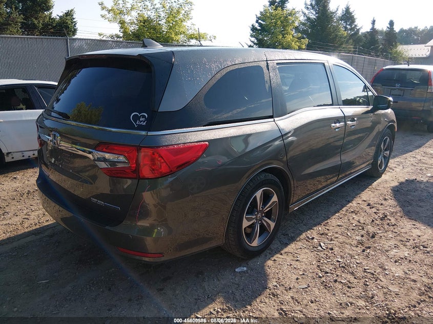 Vin: 5fnrl6h86jb046155, lot: 46299417, honda odyssey touring 20184