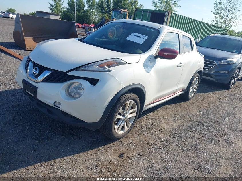 Vin: jn8af5mv6ft564804, lot: 46299465, nissan juke sv 20152