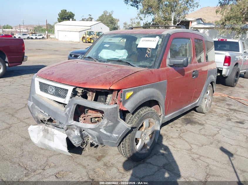 HONDA ELEMENT 2004 VIN 5J6YH18544L007775