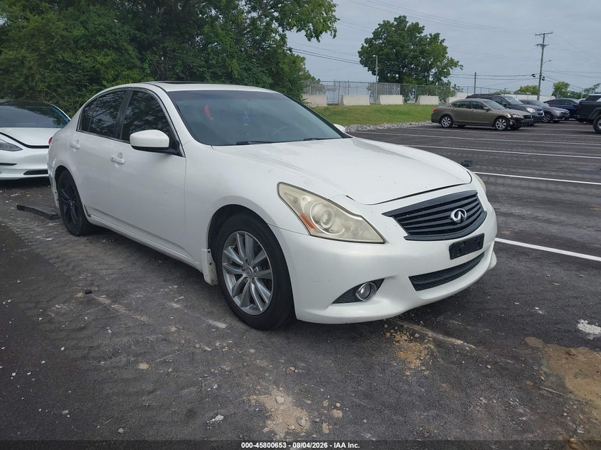 2012 INFINITI G37 auction photo 1