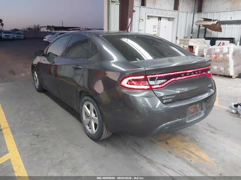 Vin: 1c3cdfbb0fd238407, lot: 46299530, dodge dart sxt 20153