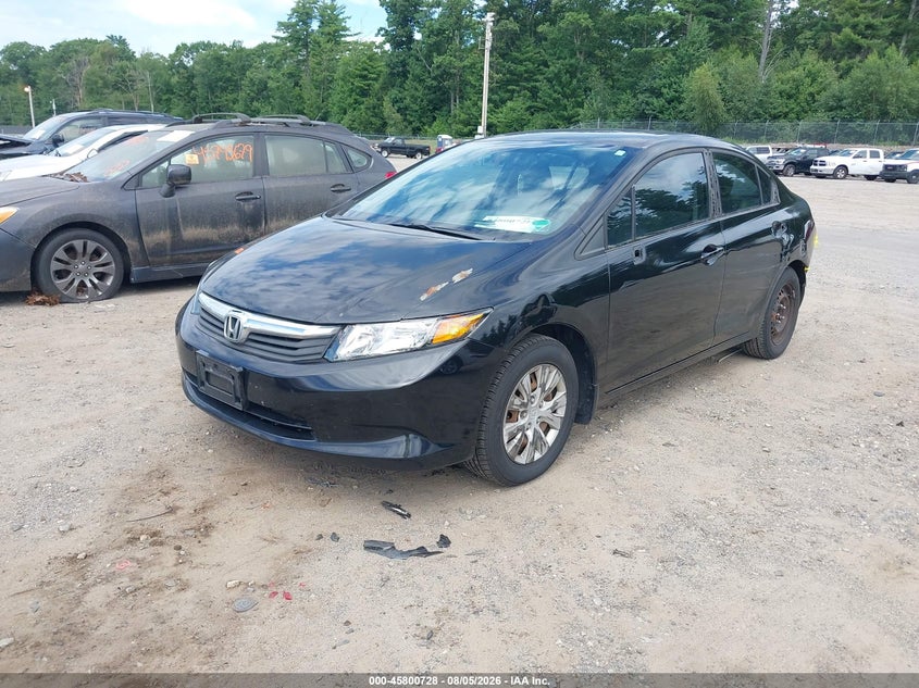 Vin: 2hgfb2f53ch581904, lot: 46299559, honda civic lx 20122