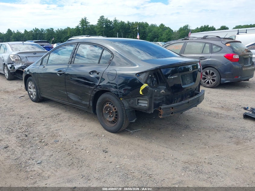 Vin: 2hgfb2f53ch581904, lot: 46299559, honda civic lx 20123