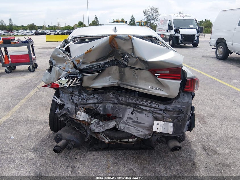 LEXUS IS 250 2015 VIN JTHBF1D22F5047470