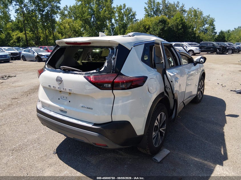 Vin: jn8bt3bb4pw492611, lot: 46299590, nissan rogue sv intelligent awd 20234