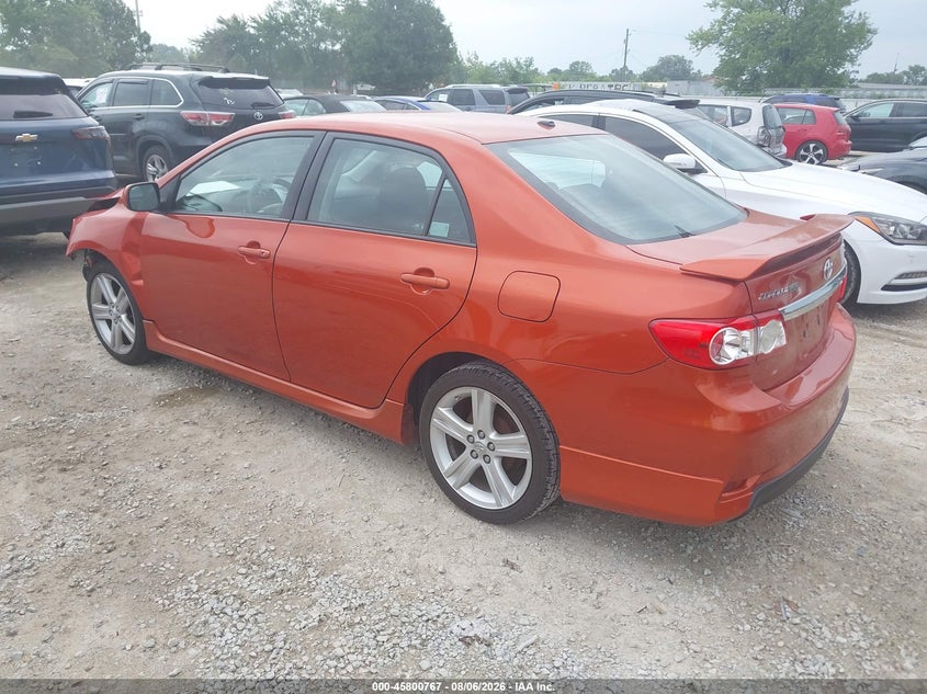 Vin: 2t1bu4ee0dc073843, lot: 46299598, toyota corolla s special edition 20133