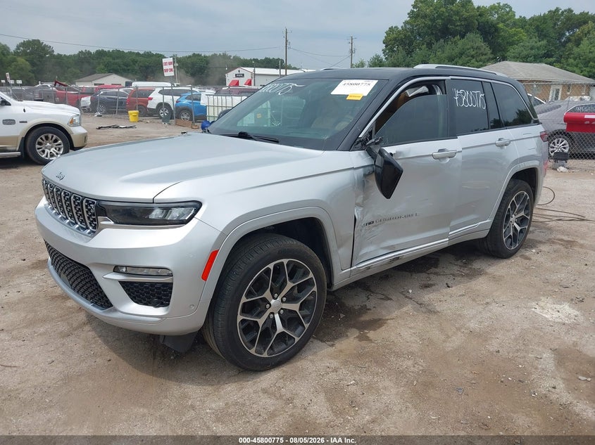 Vin: 1c4rjheg3n8626773, lot: 46299606, jeep grand cherokee summit reserve 4x4 20222