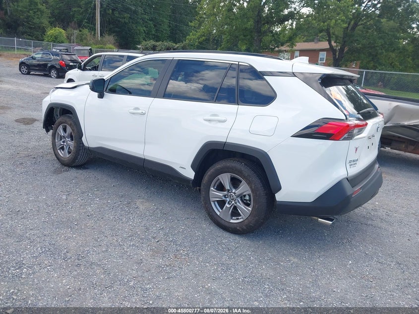 Vin: jtmlwrfvxpd206125, lot: 46299608, toyota rav4 hybrid le 20233
