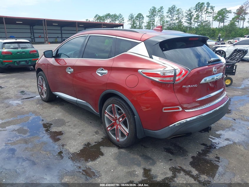 Vin: 5n1az2mg1gn153606, lot: 46299609, nissan murano sv 20163
