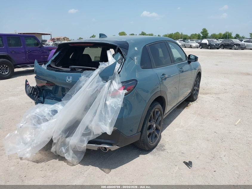 Vin: 3czrz1h52rm723758, lot: 46299620, honda hr-v 2wd sport/2wd sport w/o bsi 20244