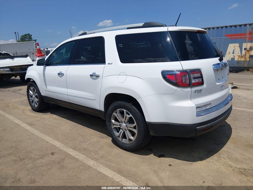 Vin: 1gkkrrkd9gj155304, lot: 46299628, gmc acadia slt-1 20163