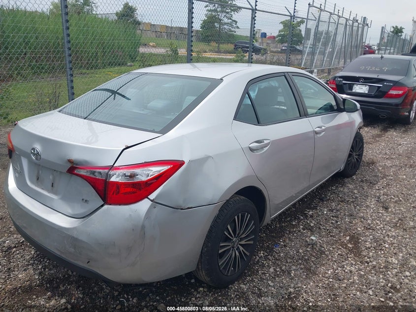 2016 TOYOTA COROLLA auction photo 4