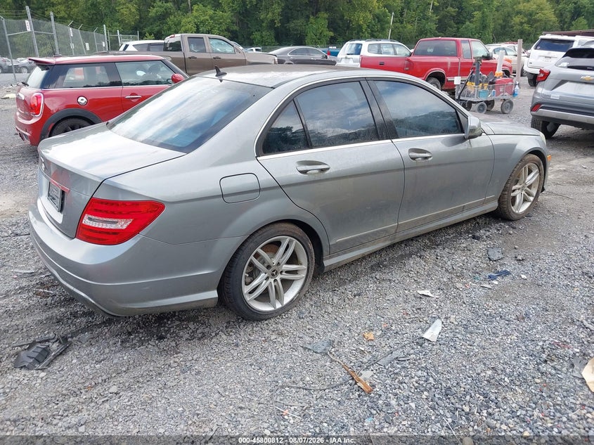 Vin: wddgf4hb4da829685, lot: 46299643, mercedes-benz c 250 sport 20134