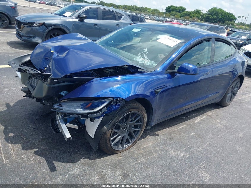 2025 TESLA MODEL 3 auction photo 2