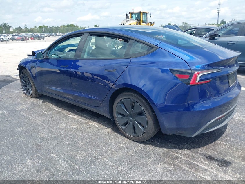 2025 TESLA MODEL 3 auction photo 3