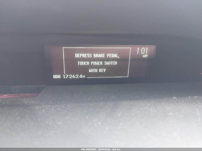 TOYOTA PRIUS 2010 VIN JTDKN3DU3A5204031