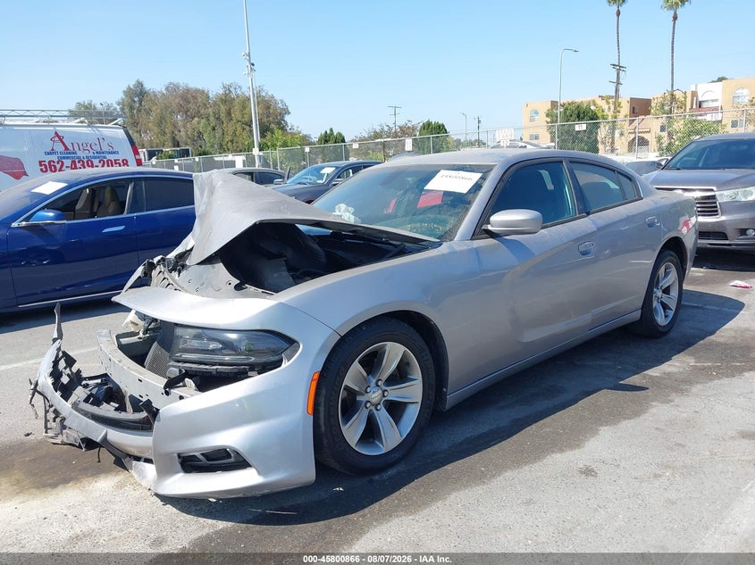 Vin: 2c3cdxhg3gh280549, lot: 46299697, dodge charger sxt 20162