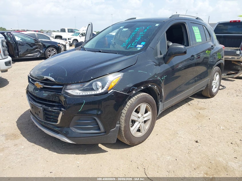 Vin: kl7cjlsb1mb326892, lot: 46299720, chevrolet trax fwd lt 20212