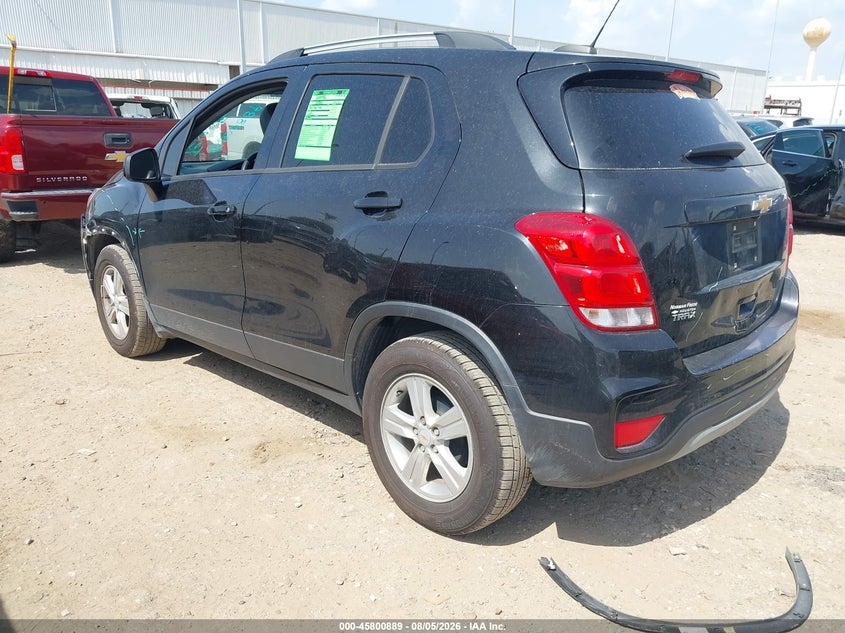 Vin: kl7cjlsb1mb326892, lot: 46299720, chevrolet trax fwd lt 20213