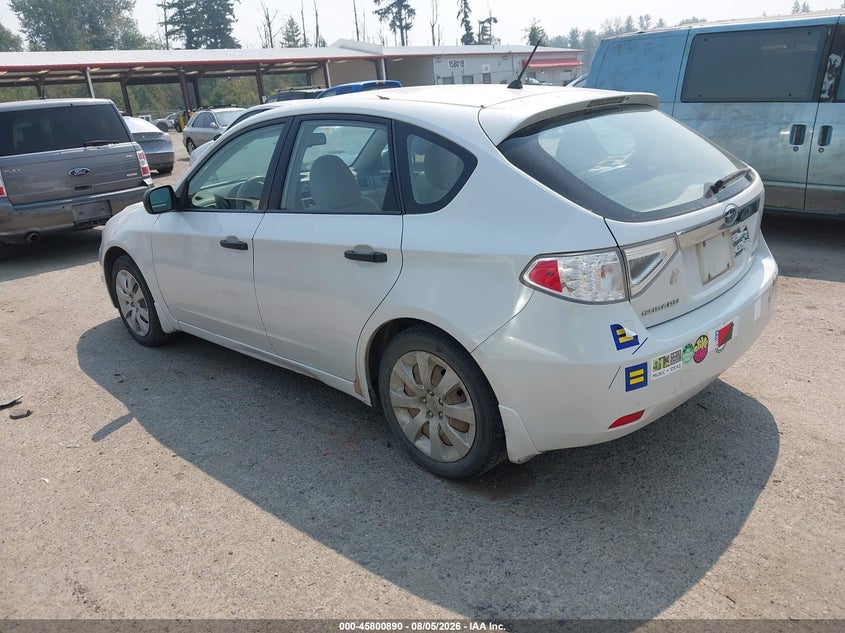2008 SUBARU IMPREZA auction photo 3