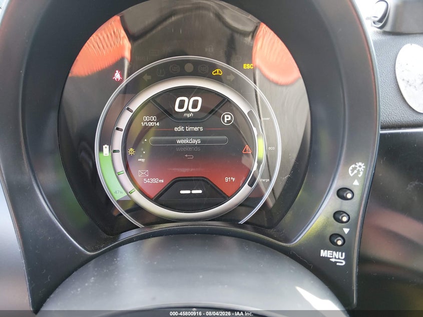 2015 FIAT 500E auction photo 7