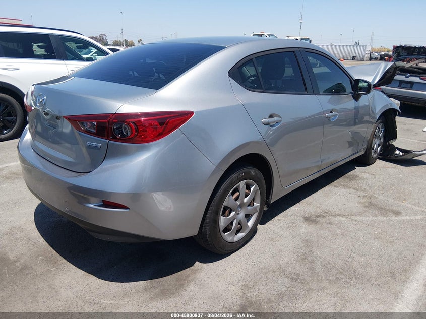 Vin: jm1bm1t76g1355772, lot: 46299768, mazda mazda3 i sport 20164