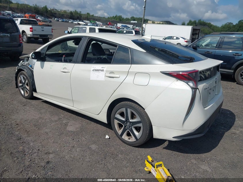 Vin: jtdkarfu1h3031997, lot: 46299771, toyota prius four touring 20173