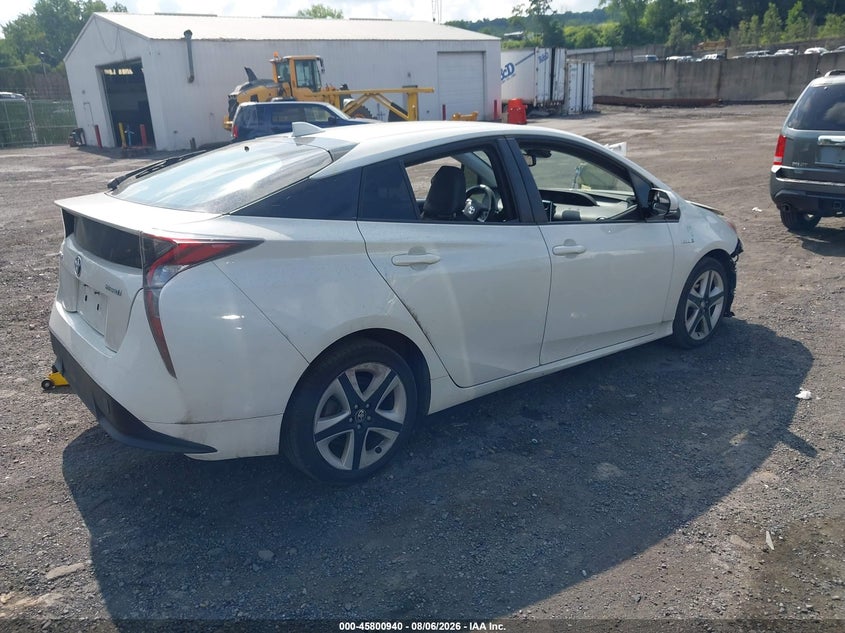 Vin: jtdkarfu1h3031997, lot: 46299771, toyota prius four touring 20174