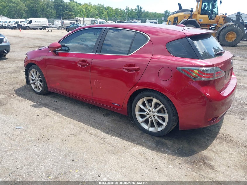 Vin: jthkd5bh1c2060423, lot: 46299784, lexus ct 200h premium 20123