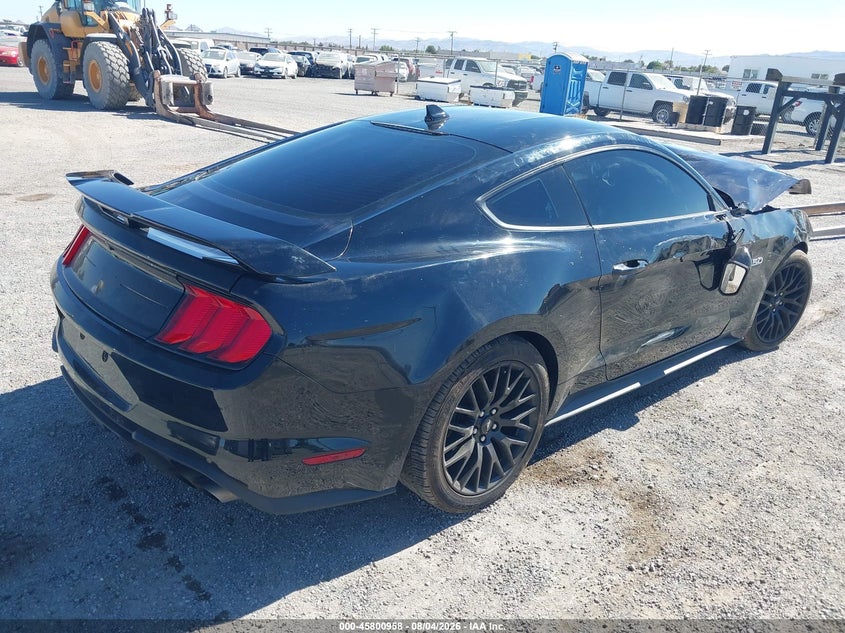 Vin: 1fa6p8cf7m5129050, lot: 46299789, ford mustang gt premium fastback 20214