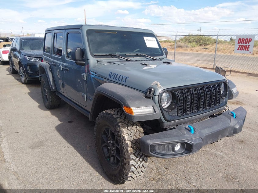 Vin: 1c4rjxn61rw310467, lot: 46299810, jeep wrangler 4xe willys 4xe 20241