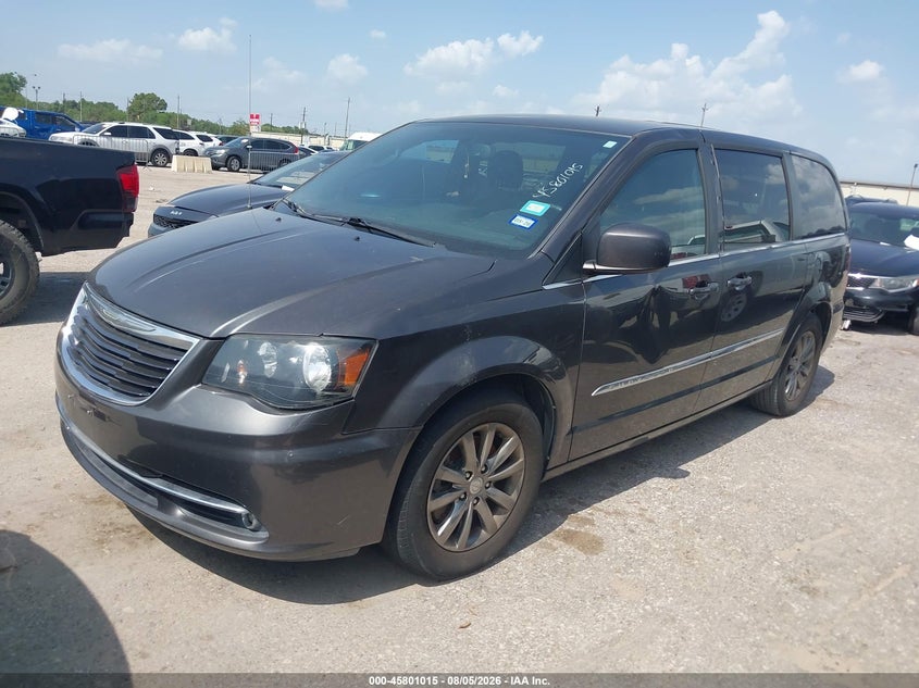 Vin: 2c4rc1hgxgr215424, lot: 46299846, chrysler town & country s 20162