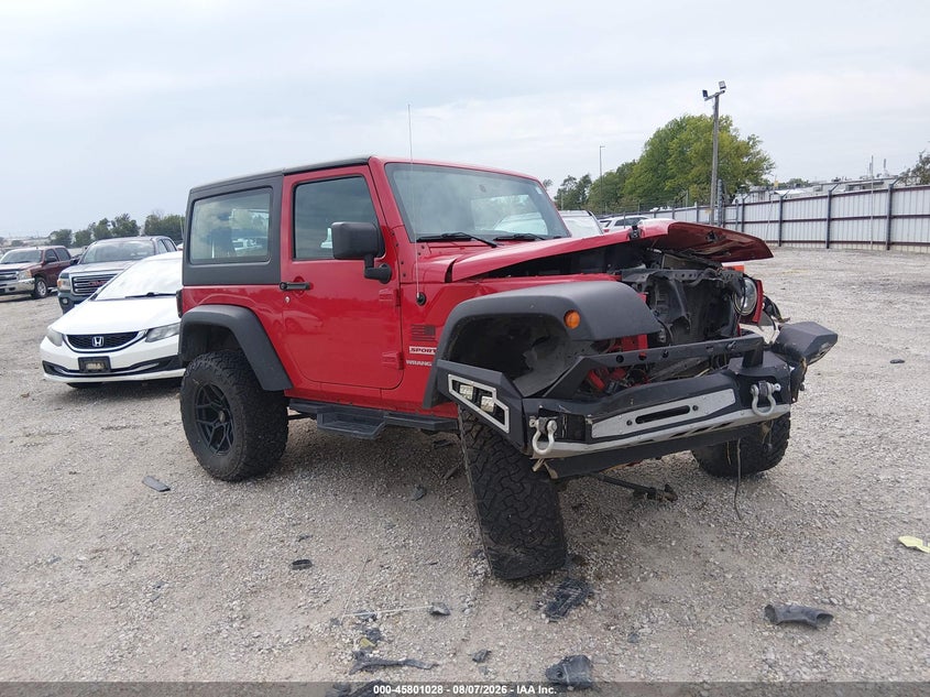 Vin: 1c4ajwag7cl222778, lot: 46299859, jeep wrangler sport 2012 img_1