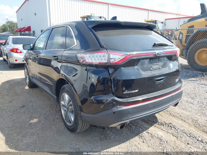 Vin: 2fmpk3j99hbc37535, lot: 46299872, ford edge sel 20173