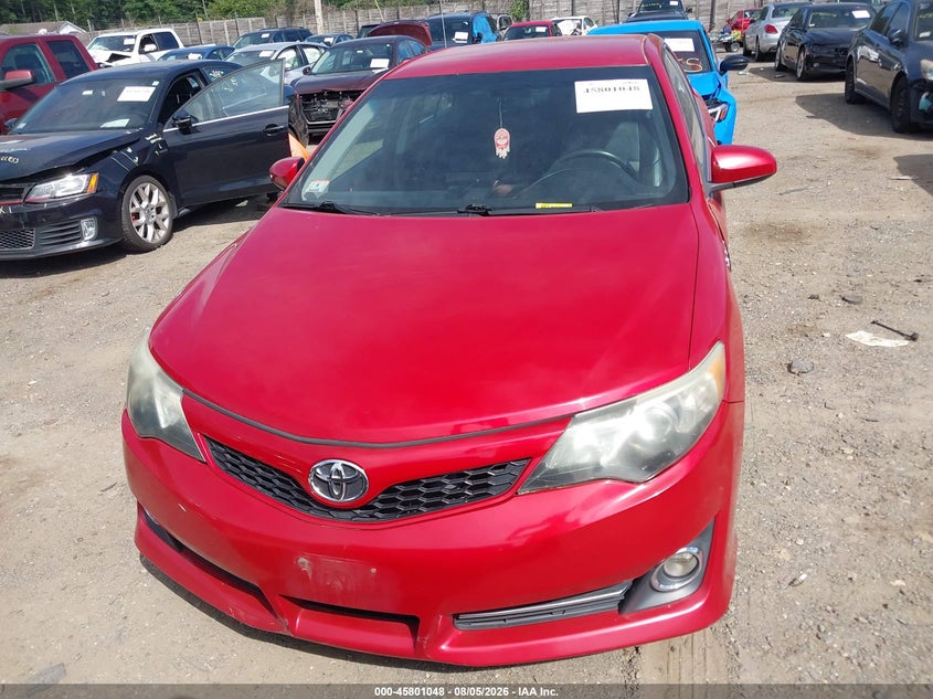 2014 TOYOTA CAMRY SEDAN 2.5L I-4 DOHC, VVT, 178HP
