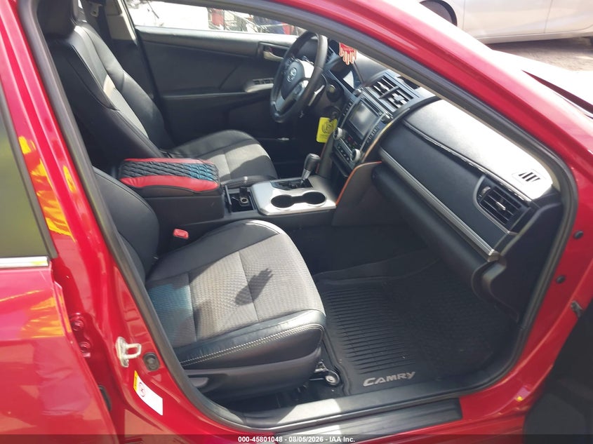 2014 TOYOTA CAMRY SEDAN 2.5L I-4 DOHC, VVT, 178HP