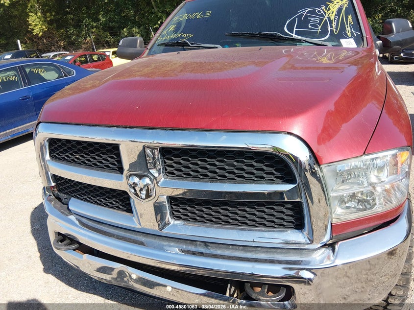 RAM 2500 2013 VIN 3C6UR5DL8DG543288