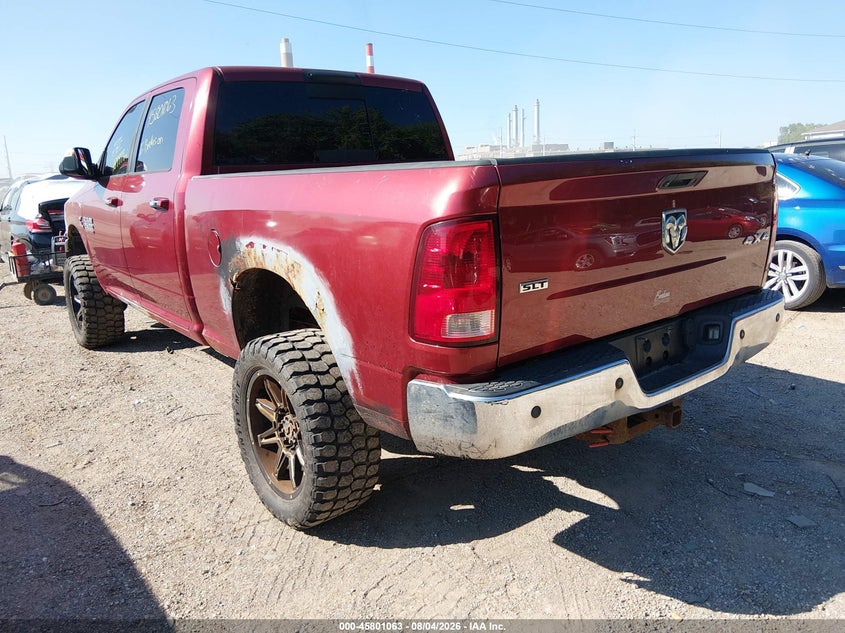 Vin: 3c6ur5dl8dg543288, lot: 46299894, ram 2500 slt 20133