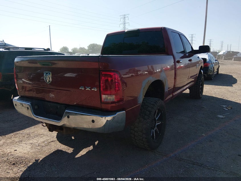 Vin: 3c6ur5dl8dg543288, lot: 46299894, ram 2500 slt 20134