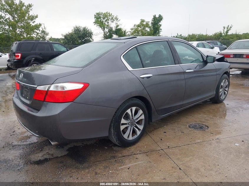 Vin: 1hgcr2f31ea298514, lot: 46299922, honda accord lx 20144