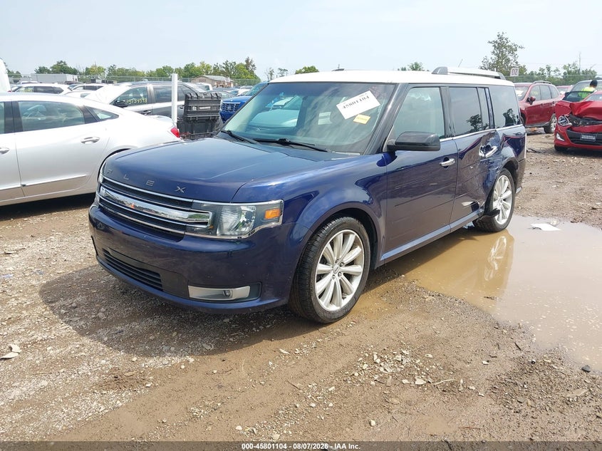 Vin: 2fmhk6c85gba21822, lot: 46299935, ford flex sel 20162